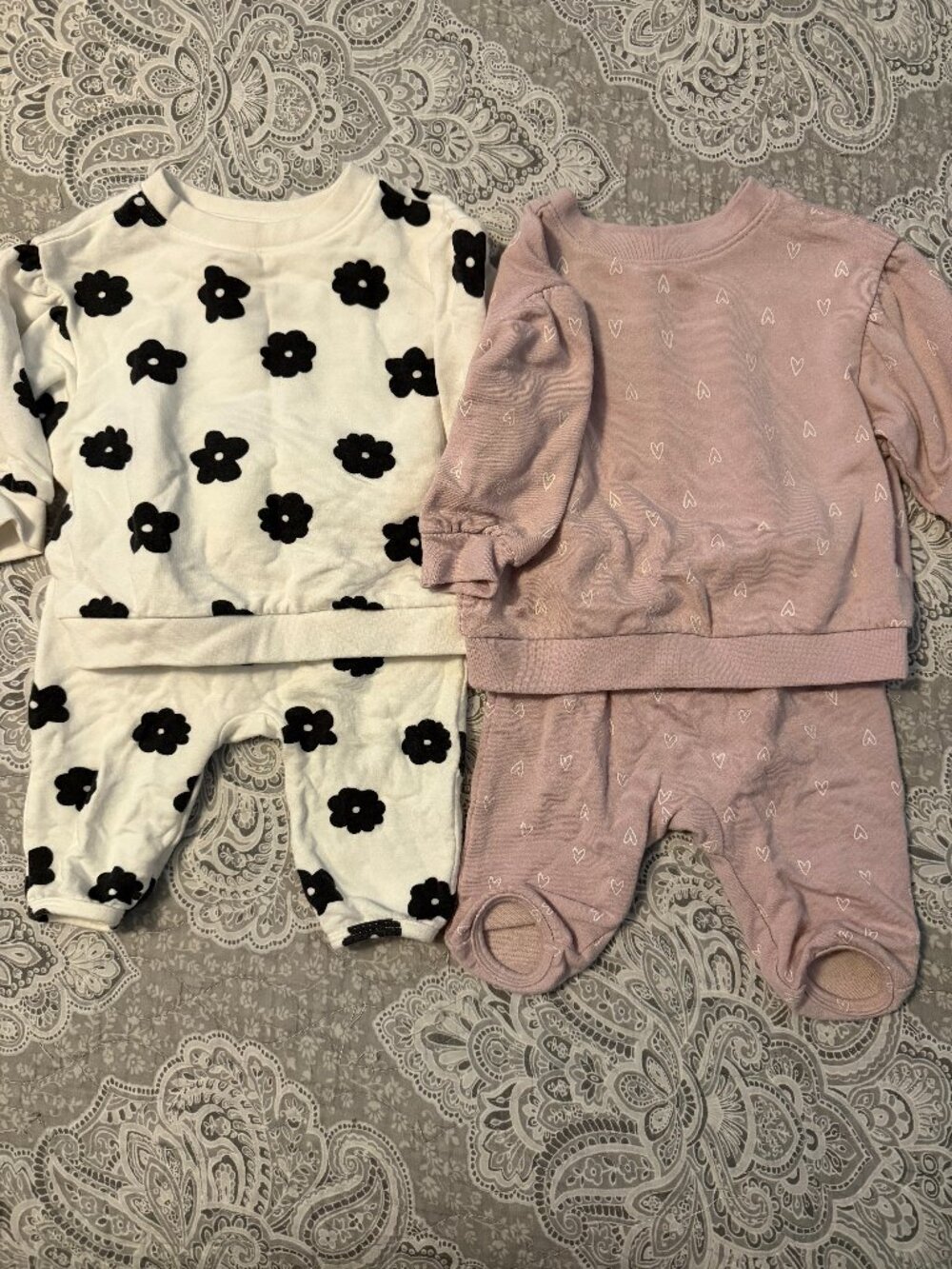 Baby Girl 3-6M Outfit Bundle Cloud Island Carter’s 3 Sets